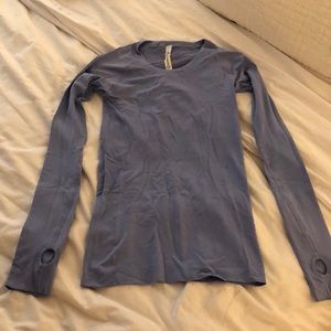 NWOT - Lululemon - Blue Long Sleeve Shirt - Size 4